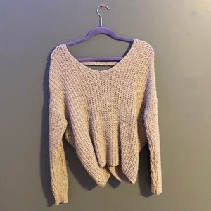 Light Pink Knitted Sweater